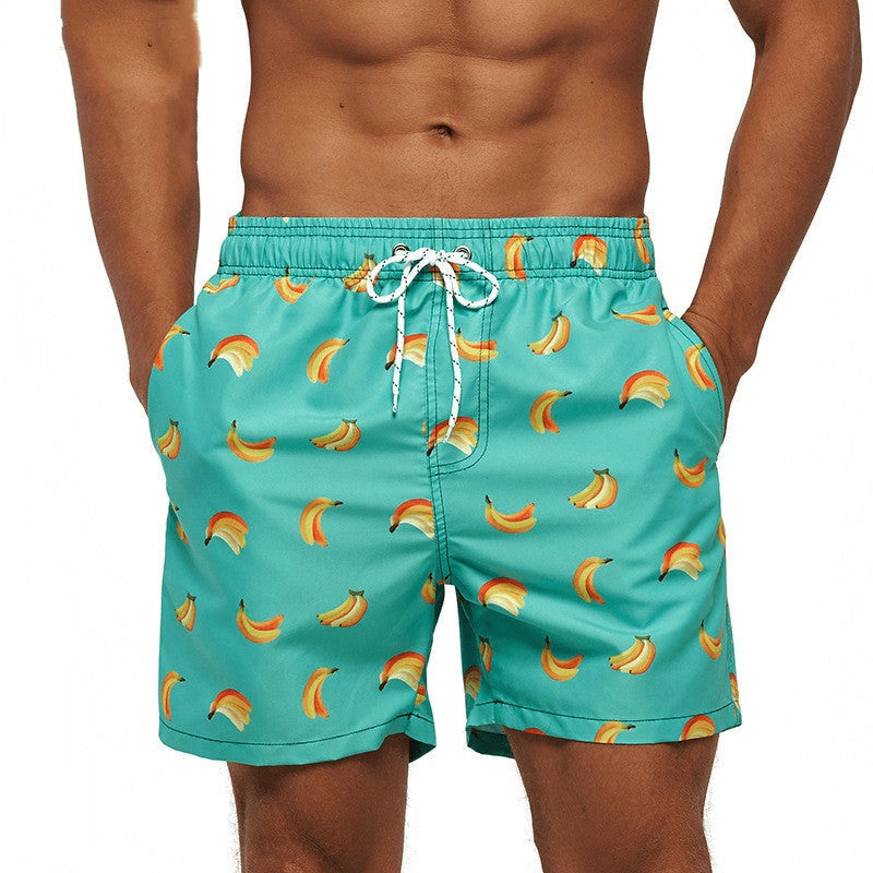 Bañador Corto Hombre Estampado Ajuste Regular