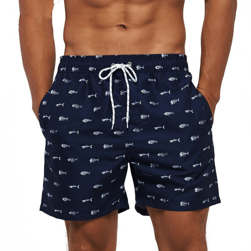 Bañador Corto Hombre Estampado Ajuste Regular