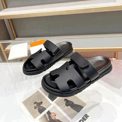 Sandalias Gladiadoras Mujer con Cierre de Velcro Ajustable