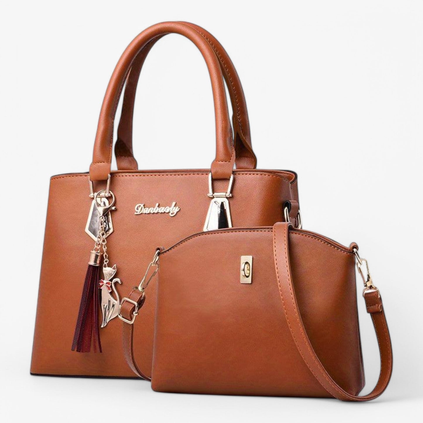 Set Bolsos Mujer de Polipiel Estilo Elegante