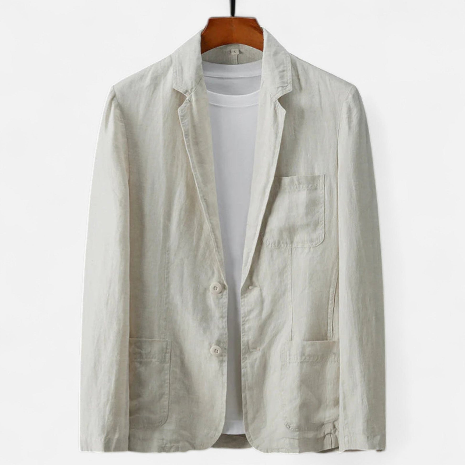 Blazer Hombre Casual Lino Corte Clásico - Mavetta