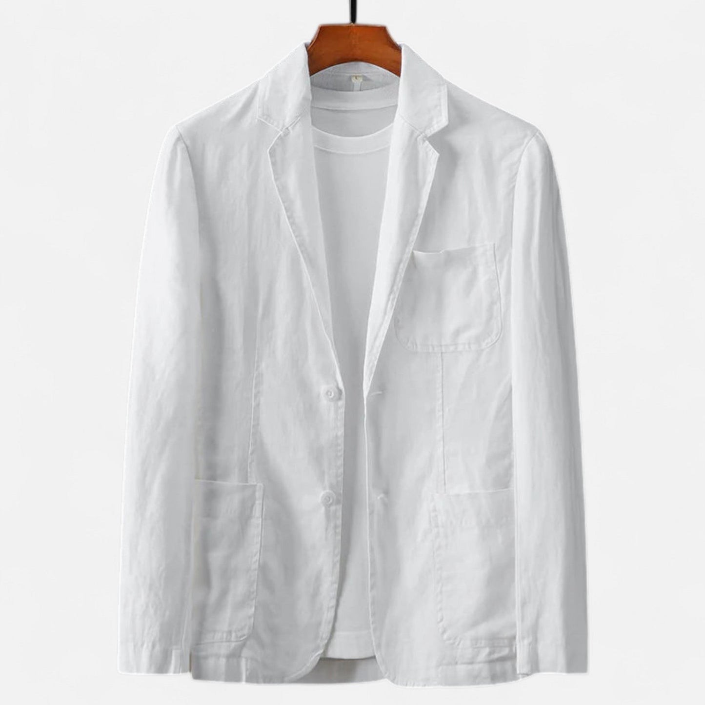 Blazer Hombre Casual Lino Corte Clásico