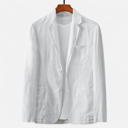 Blazer Hombre Casual Lino Corte Clásico