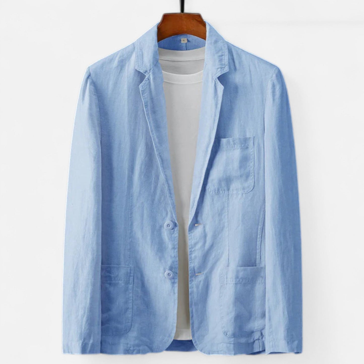 Blazer Hombre Casual Lino Corte Clásico