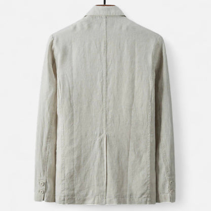 Blazer Hombre Casual Lino Corte Clásico