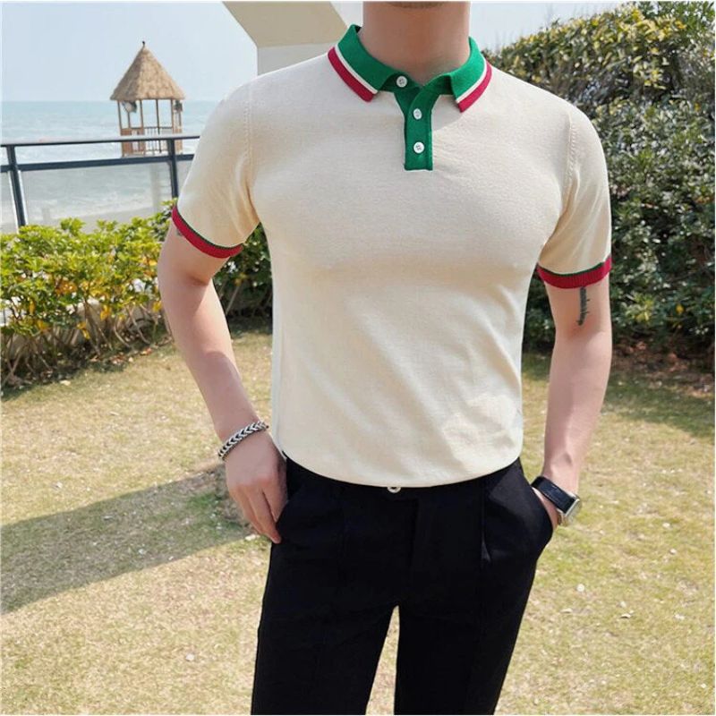 Polo Hombre Casual Algodón Diseño Moderno