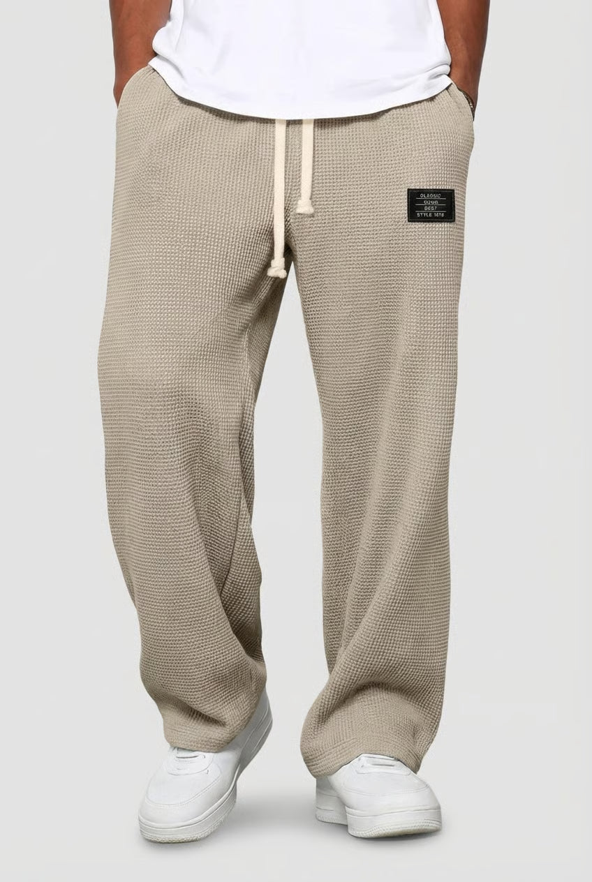 Pantalones Hombre Anchos Comfortfit Elasticos