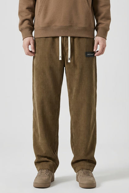 Pantalones Hombre de Pana Ajuste ComfortFit