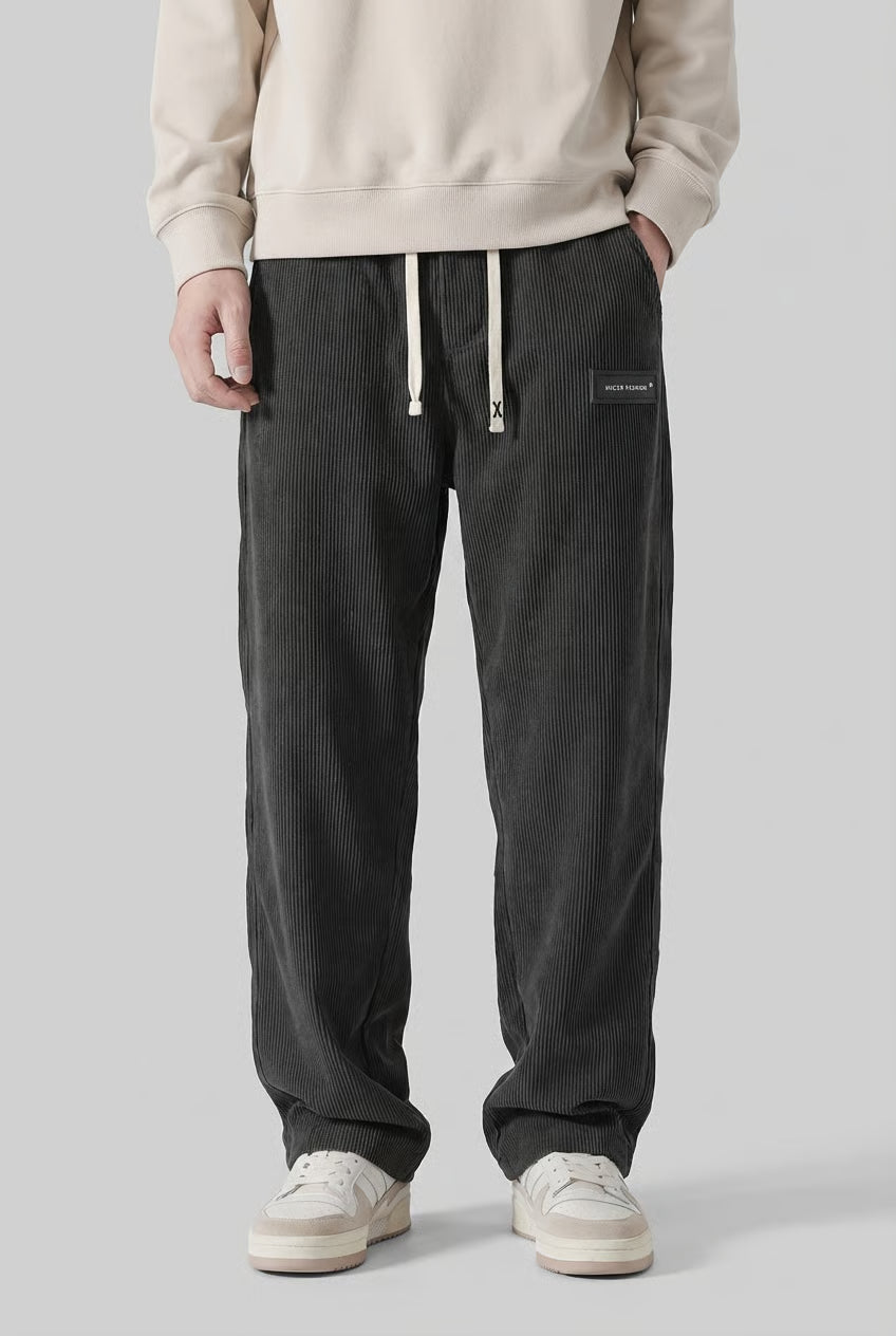 Pantalones Hombre de Pana Ajuste ComfortFit