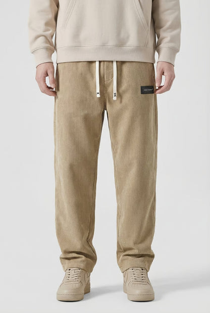 Pantalones Hombre de Pana Ajuste ComfortFit