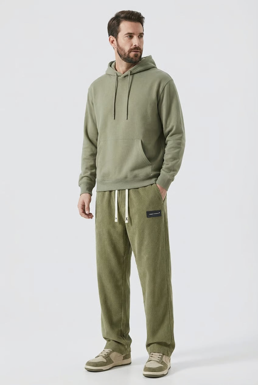 Pantalones Hombre de Pana Ajuste ComfortFit