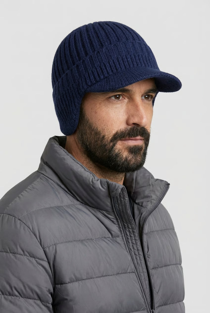 Gorro Unisex de Lana y Acrilico Ajuste Elasticado