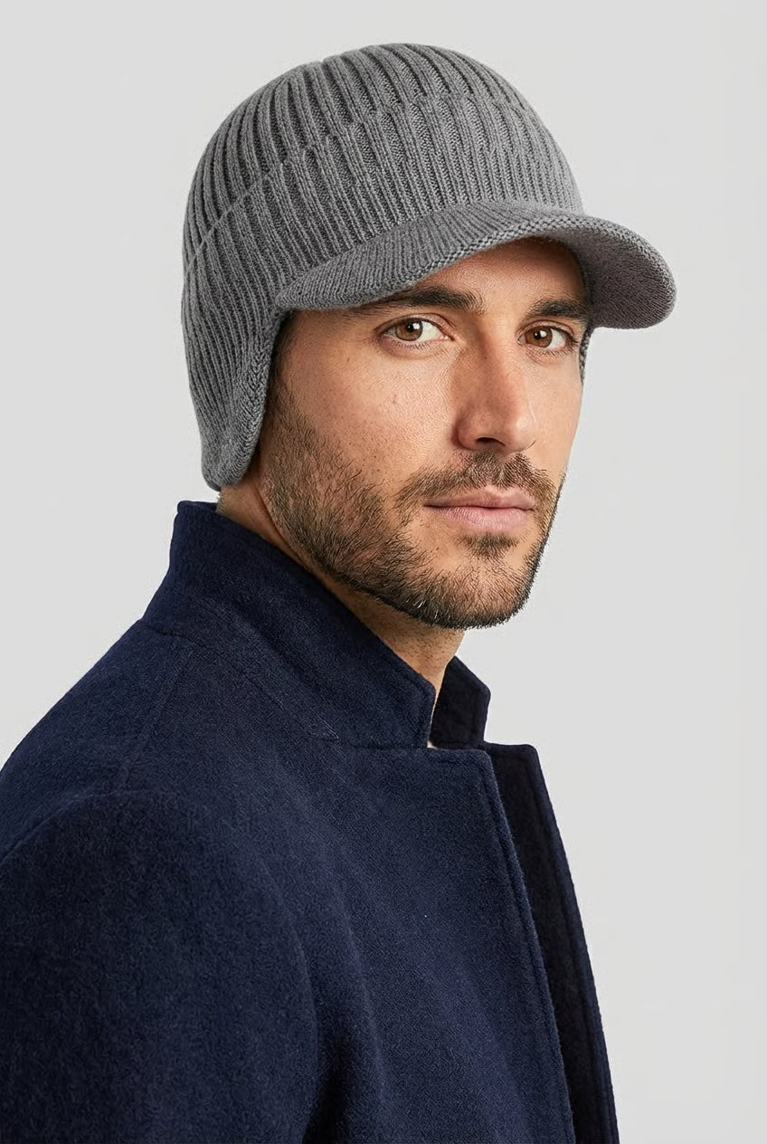 Gorro Unisex de Lana y Acrilico Ajuste Elasticado