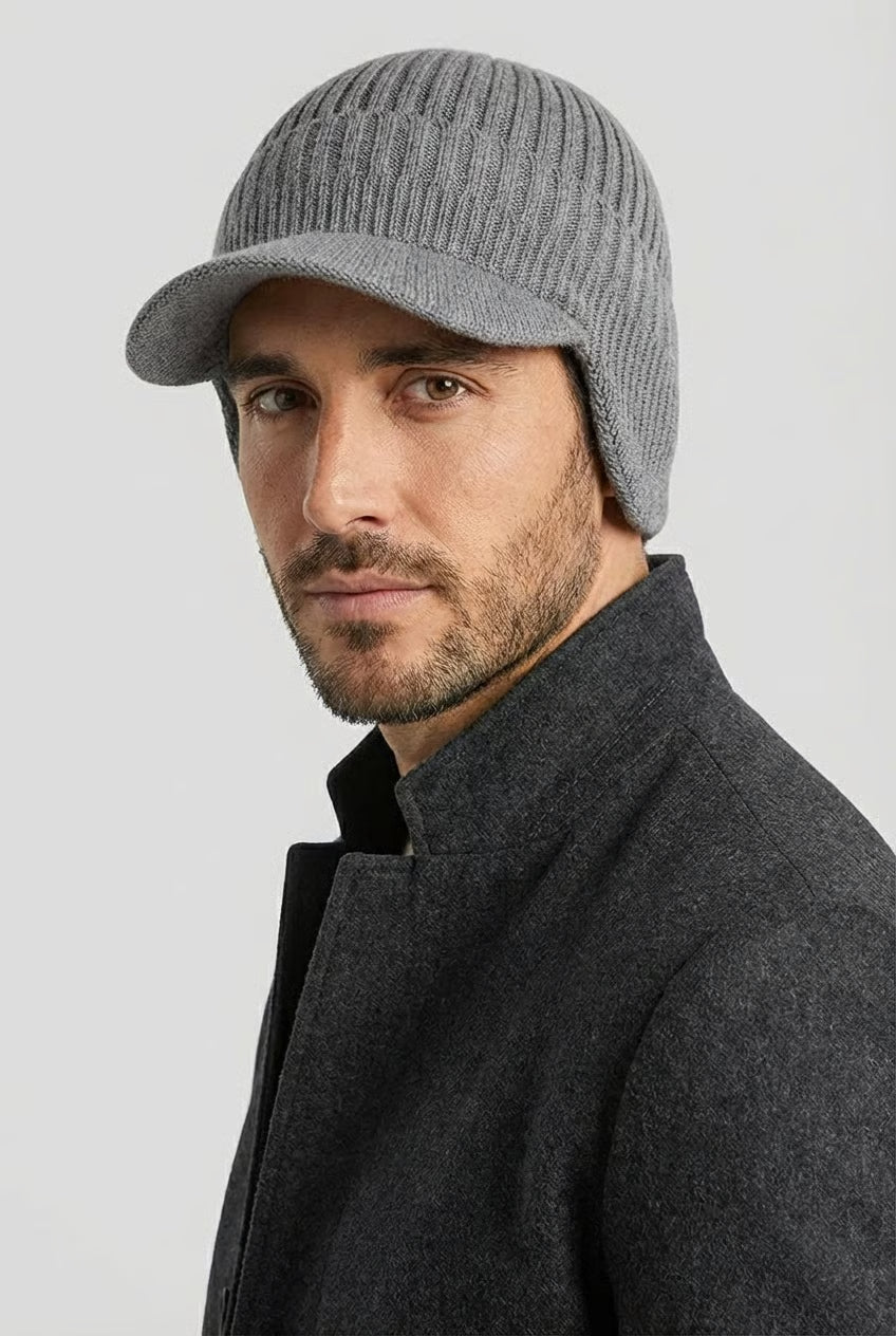 Gorro Unisex de Lana y Acrilico Ajuste Elasticado
