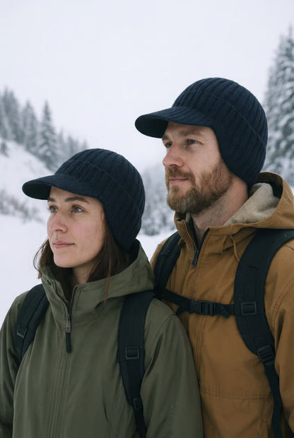 Gorro Hombre Invierno Lana Estilo Escandinavo