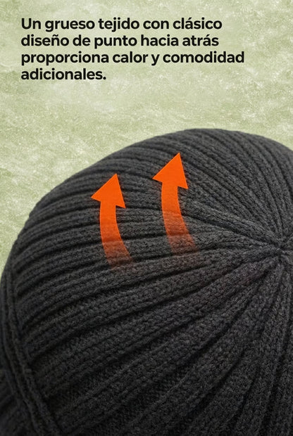 Gorro Hombre Invierno Lana Estilo Escandinavo