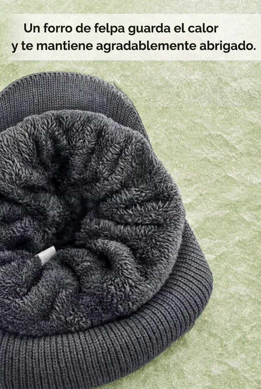 Gorro Hombre Invierno Lana Estilo Escandinavo