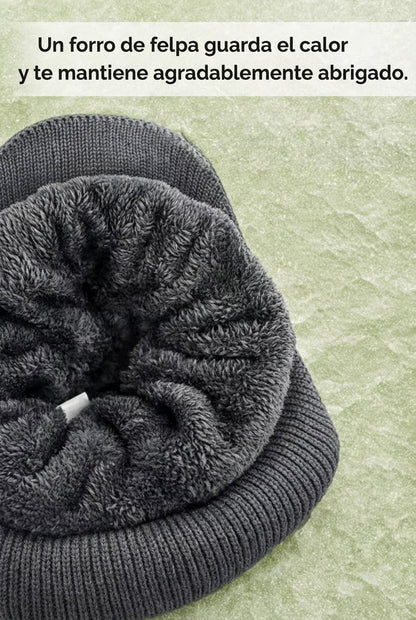 Gorro Hombre Invierno Lana Estilo Escandinavo