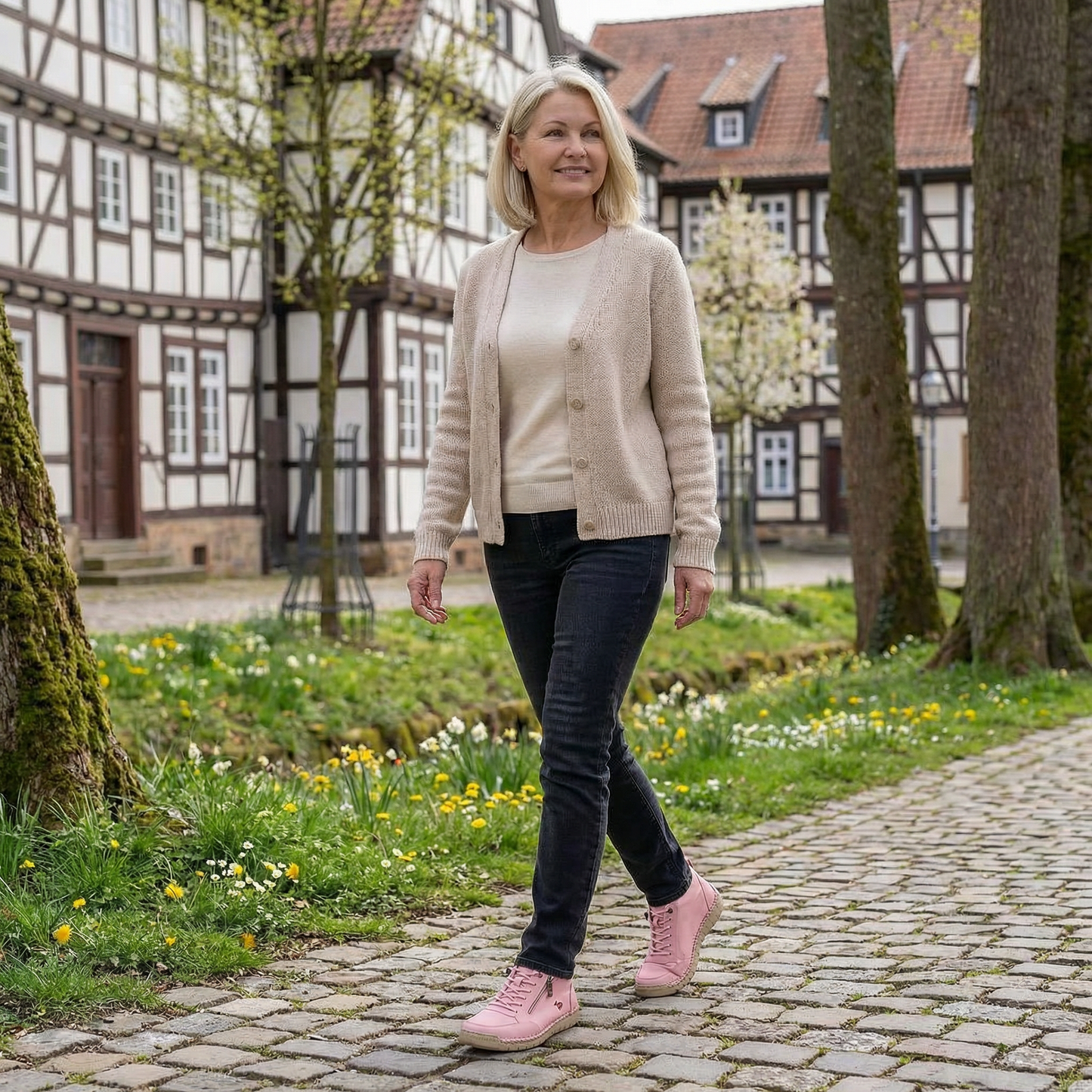 Zapatillas ortopédicas mujer con cremallera cómodas