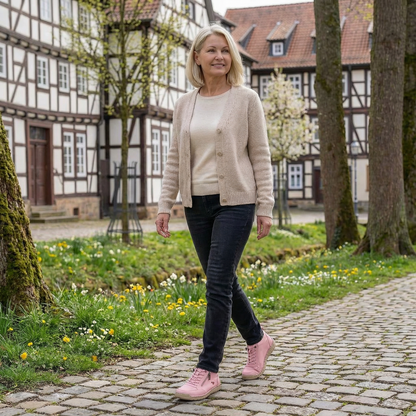 Zapatillas ortopédicas mujer con cremallera cómodas