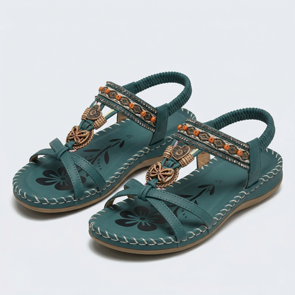 Sandalias ortopédicas mujer estilo ibiza comodidad