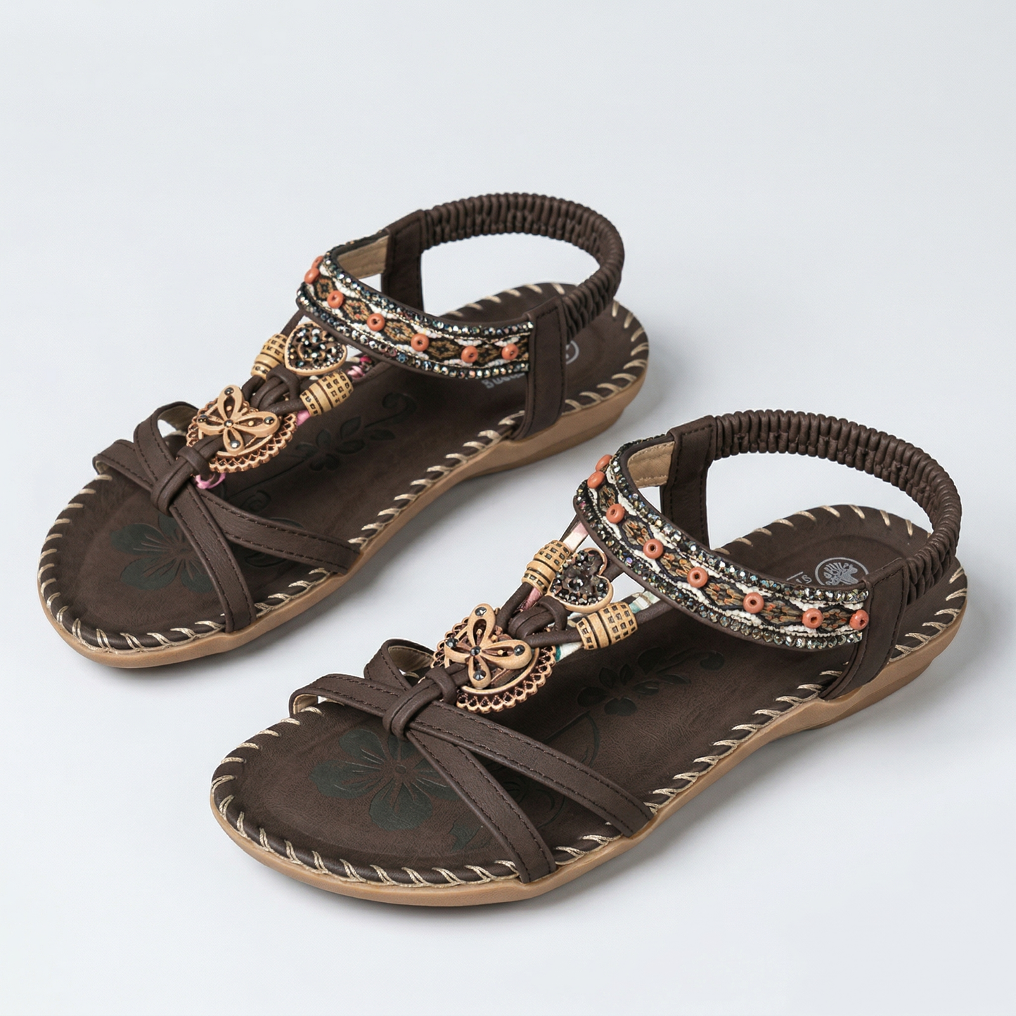 Sandalias ortopédicas mujer estilo ibiza comodidad