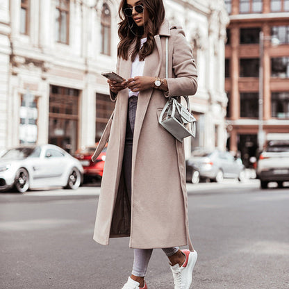Abrigo largo mujer Invierno estilo urbano