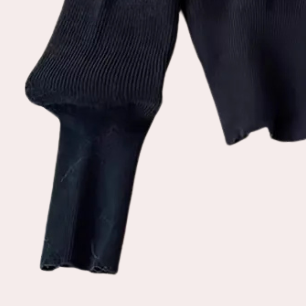 Mujer de Punto Suave Ajuste Comodo Diseño Versatil