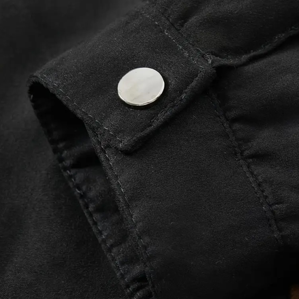 Chaqueta Hombre con Forro Sherpa y Cremallera Ajuste Regular