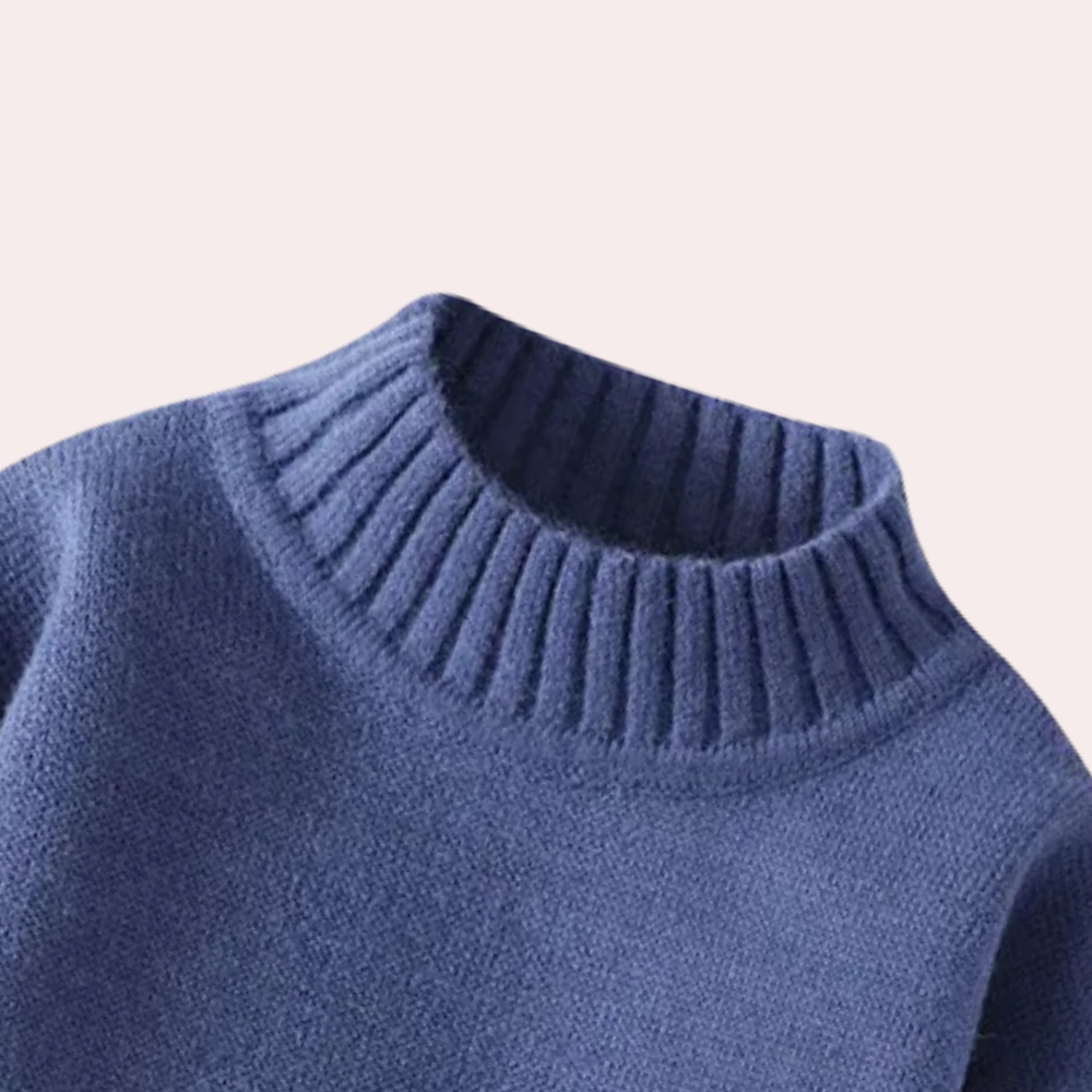 Jersey Hombre Cuello Alto Forro Polar Calido