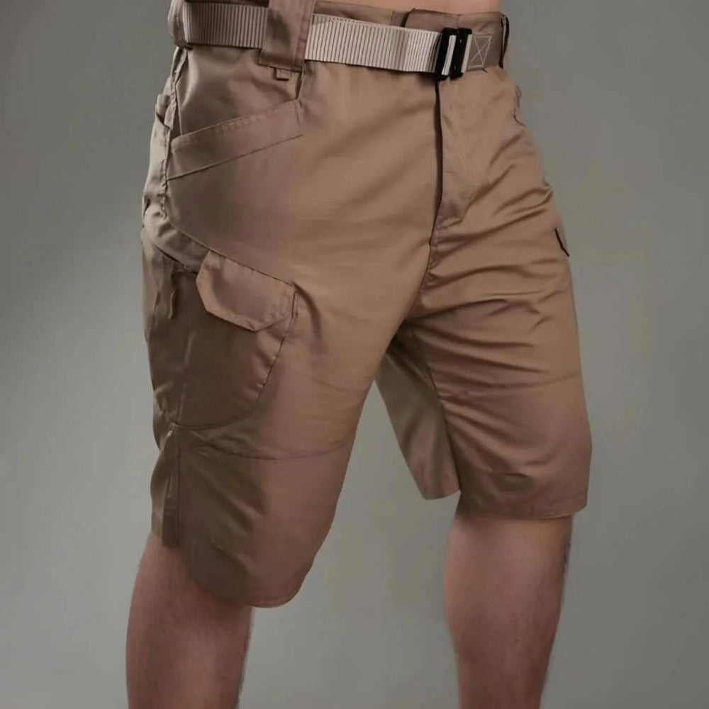 Pantalón Corto Cargo Hombre Algodón Cinturón Bolsillos - Mavetta