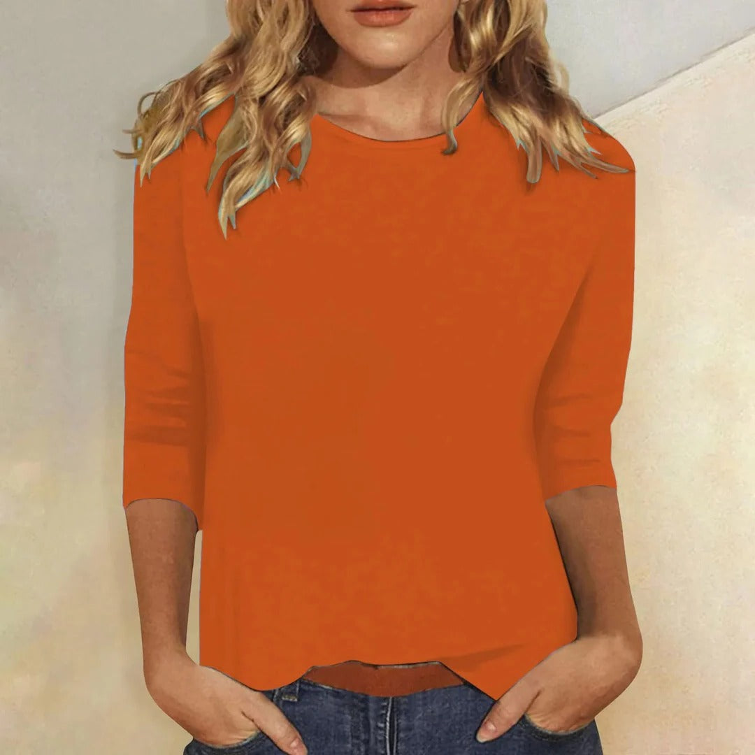 Mujer Casual Cuello Redondo Manga Corta