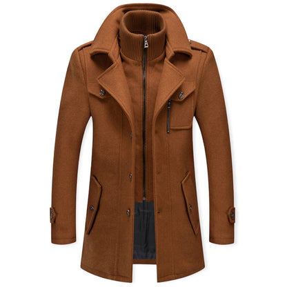 Chaqueta Hombre Casual con Cremallera y Cuello Alto - Mavetta