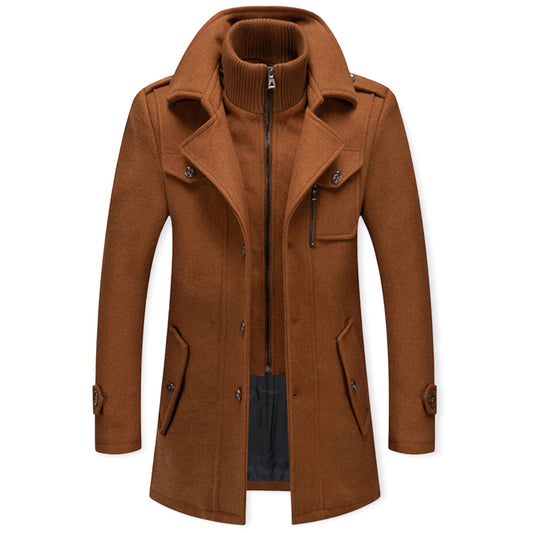 Chaqueta Hombre Casual con Cremallera y Cuello Alto - Mavetta