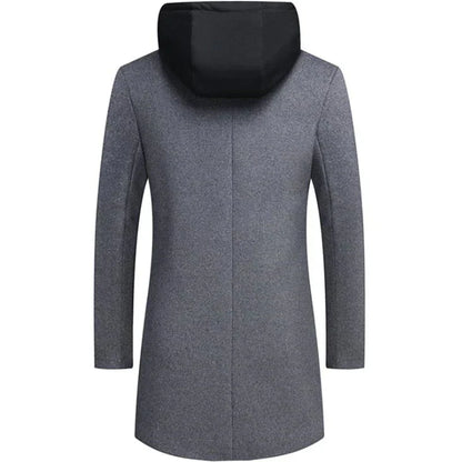 Chaqueta casual hombre con cierre de botones y cremallera