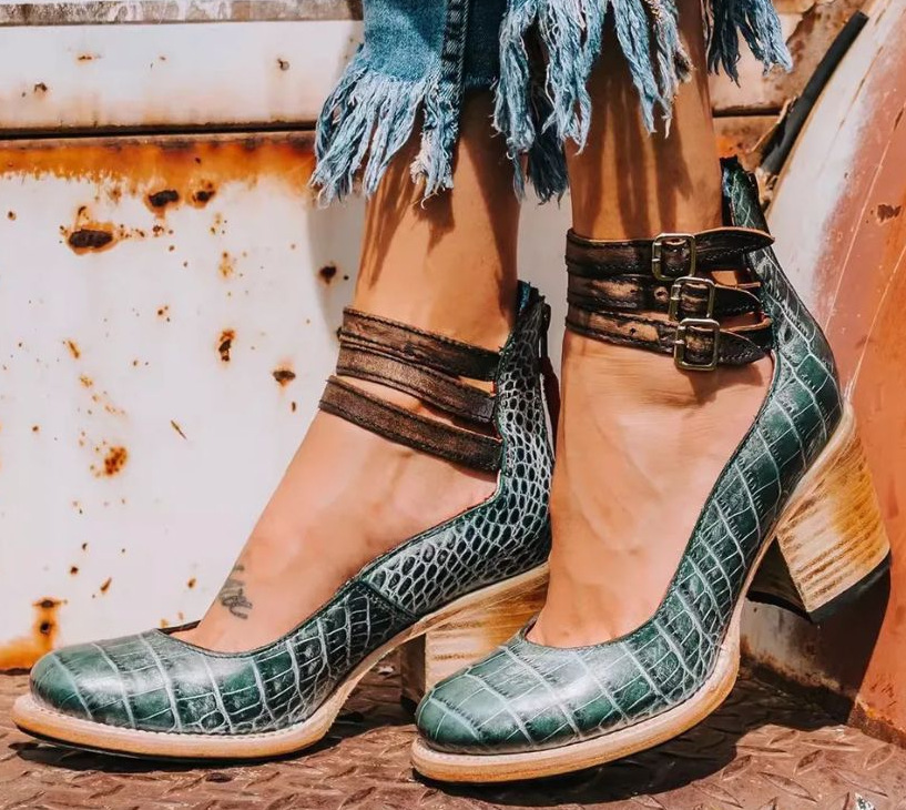 Botines Mujer con Tacón Cubano Ajuste Confort