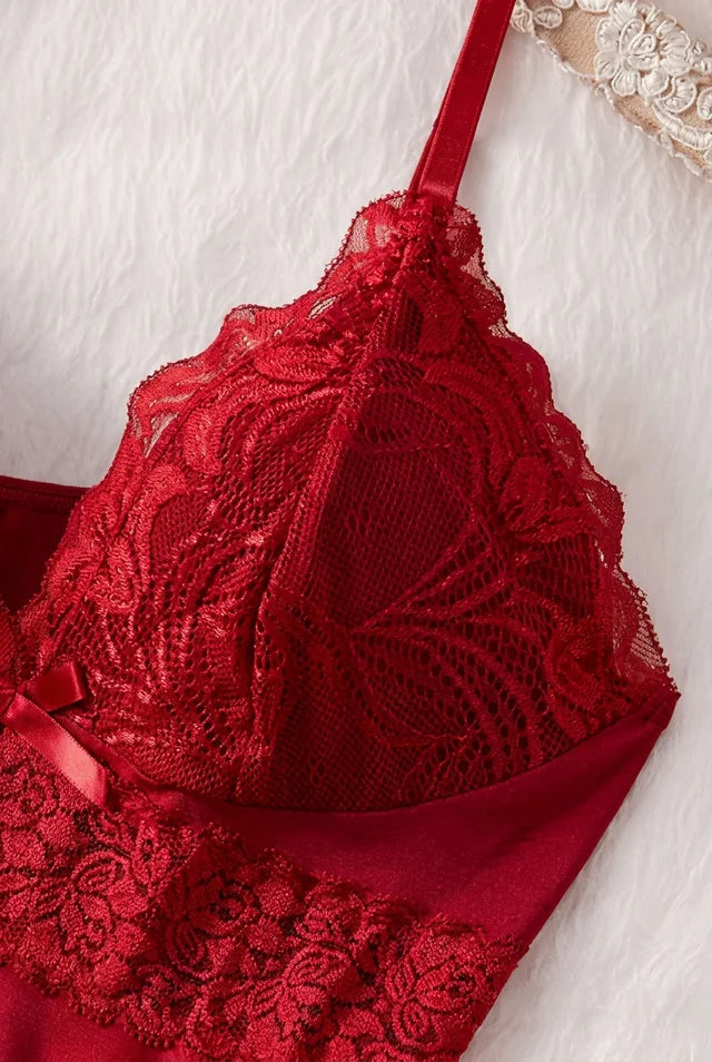 Conjunto Mujer de Encaje Ajuste Elegante