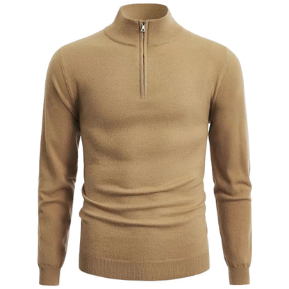 Jersey Hombre con media cremallera y cuello redondo - Mavetta