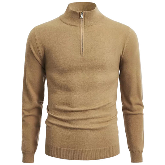 Jersey Hombre con media cremallera y cuello redondo - Mavetta