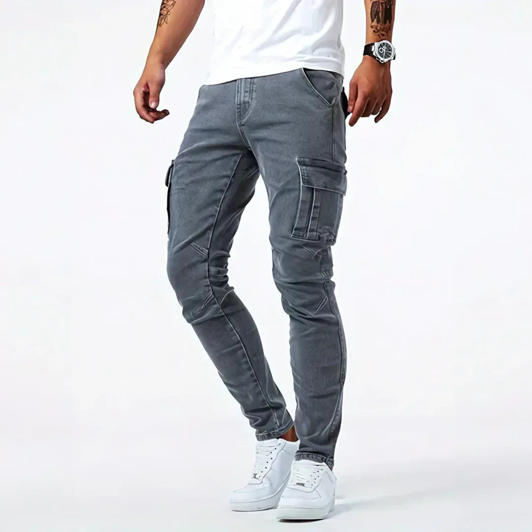 Pantalones Cargo Hombre Algodón Ajuste Moderno - Mavetta