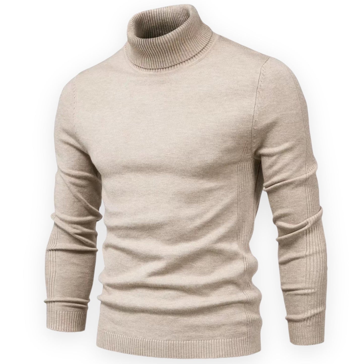 Jersey Hombre Cuello Alto Ajuste Slim