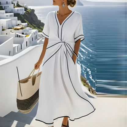 Vestido mujer elegante corte ajustado