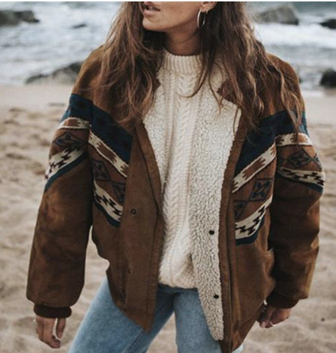 Abrigo Mujer de Invierno con Forro Polar Acolchado - Mavetta