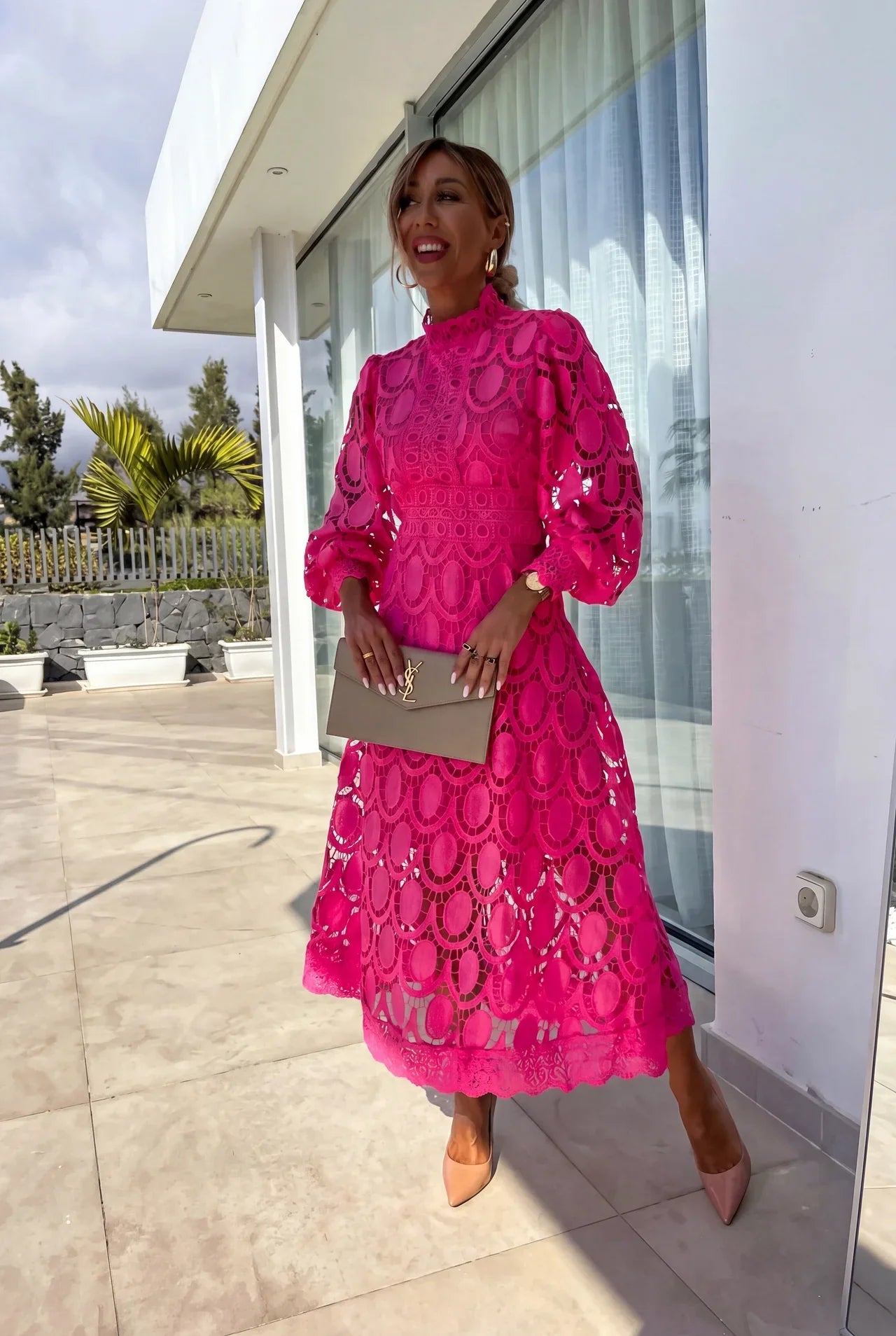 Vestido Mujer de Encaje Ajuste Romántico - Mavetta