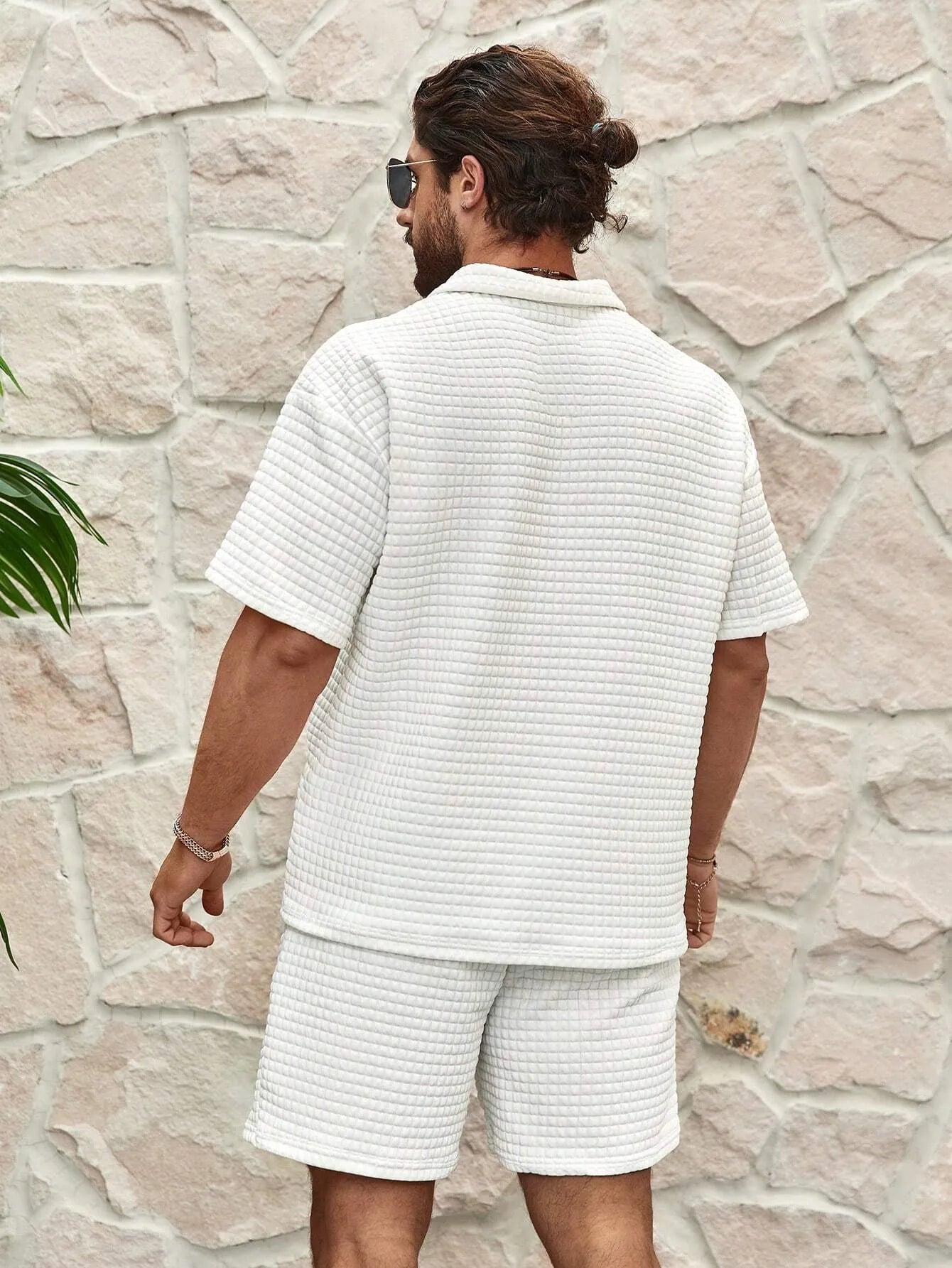 Traje Hombre Casual Texturizado Dos Piezas