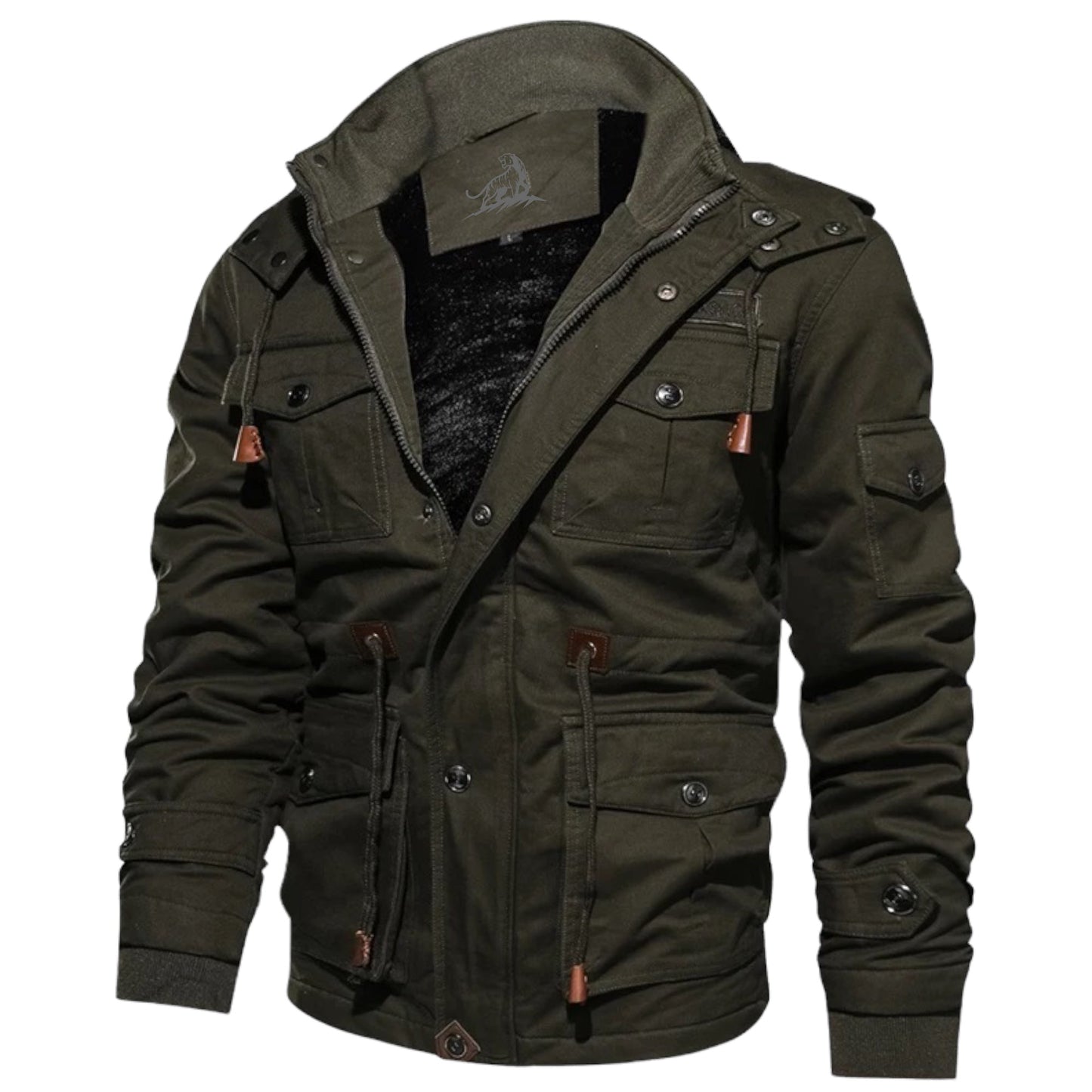 Chaqueta Hombre Táctica Exterior con Múltiples Bolsillos