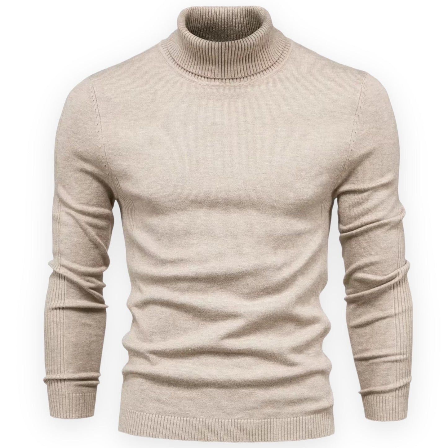Jersey Hombre Cuello Alto Ajuste Slim