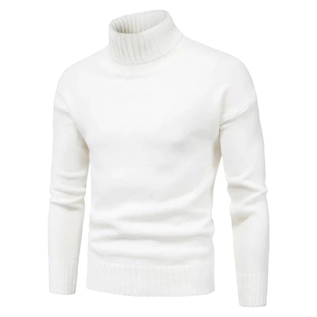 Suéter Hombre de Punto Casual Cuello Alto