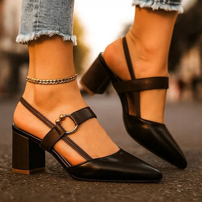 Tacones Mujer con Anillo Ajuste Elegante