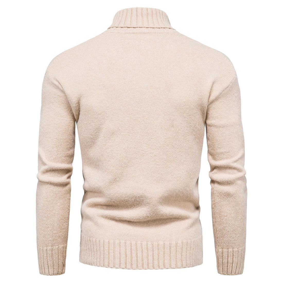 Suéter Hombre de Punto Casual Cuello Alto